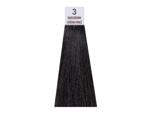 3 краска для волос, темный каштановый / MACADAMIA COLORS 100 мл