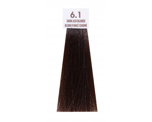 6.1 краска для волос, темный пепельный блондин / MACADAMIA COLORS 100 мл