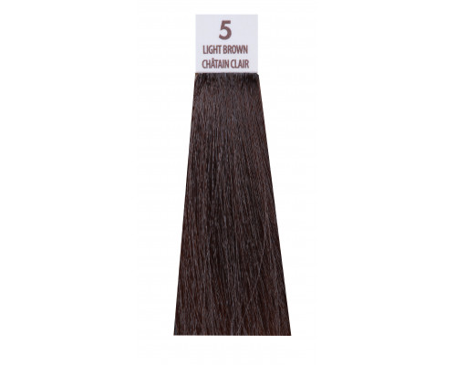 5 краска для волос, светлый каштановый / MACADAMIA COLORS 100 мл