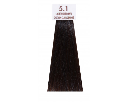 5.1 краска для волос, светлый пепельный каштановый / MACADAMIA COLORS 100 мл
